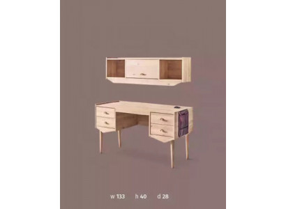 Secrétaire Bureau Table 134x60x77 Bureaux Tables Mobilier Bois Ordinateur